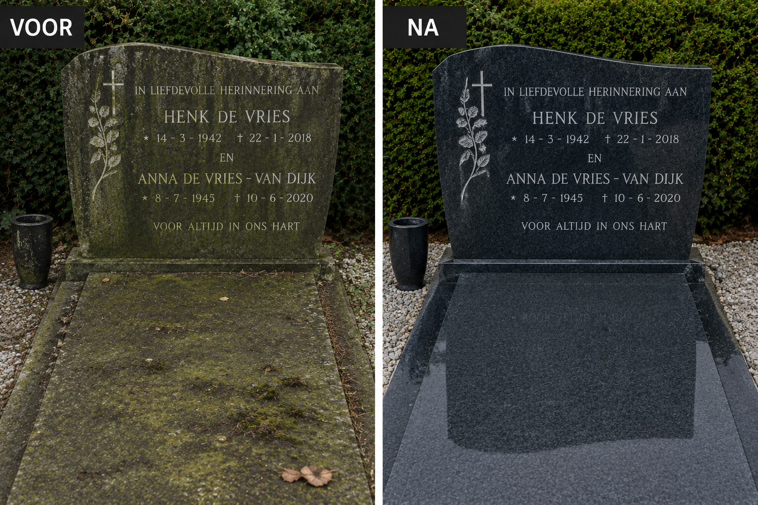 Voor en na